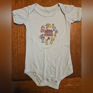 5 for $30! Monsters of the Movement Activist Kids One Piece - Light Blue